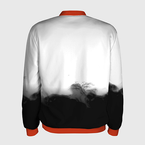 Мужской бомбер Monster energy splash smoke / 3D-Красный – фото 2