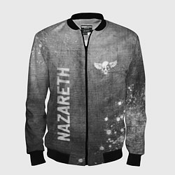 Мужской бомбер Nazareth - grey gradient вертикально