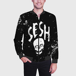 Бомбер мужской Sesh, цвет: 3D-черный — фото 2