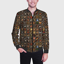 Бомбер мужской Артефакты меча и магии, цвет: 3D-черный — фото 2