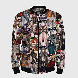 Бомбер мужской Гачиакута герои, цвет: 3D-черный