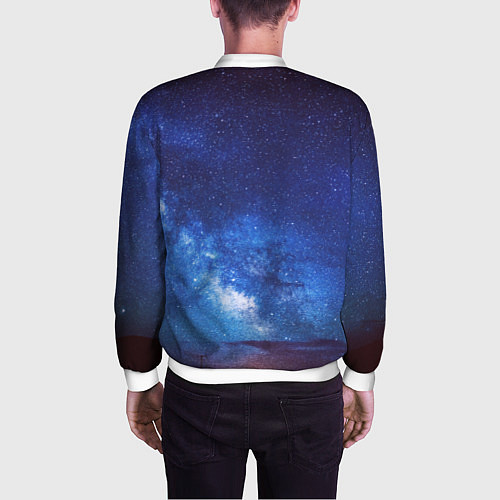 Мужской бомбер Flawless Space / 3D-Белый – фото 4