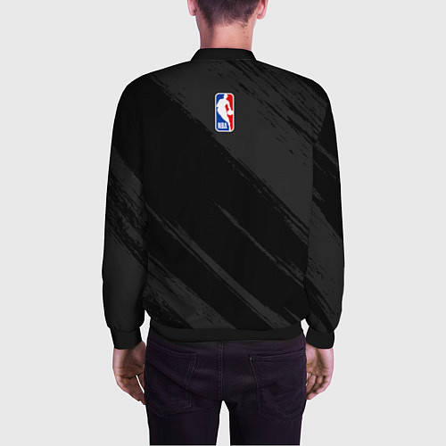 Мужской бомбер Toronto Raptors - NBA team / 3D-Черный – фото 4