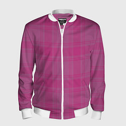 Мужской бомбер Checkered pink