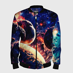 Мужской бомбер Фантастический космос планеты