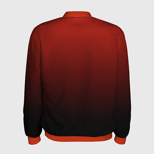 Мужской бомбер Red gradient / 3D-Красный – фото 2