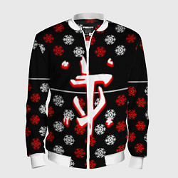 Мужской бомбер Doom winter pattern steel