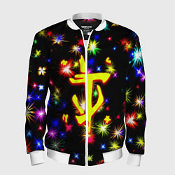 Мужской бомбер Doom новогодние искры