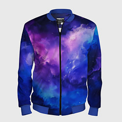 Мужской бомбер Космос неон