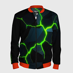 Мужской бомбер Glow green neon