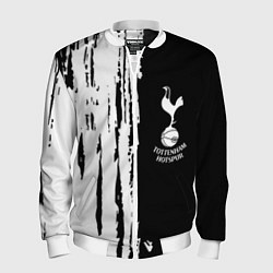Бомбер мужской Tottenham Hotspur белые краски, цвет: 3D-белый