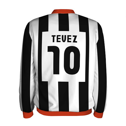 Мужской бомбер Juventus: Tevez / 3D-Красный – фото 2