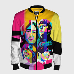 Мужской бомбер The Beatles: Poly-art