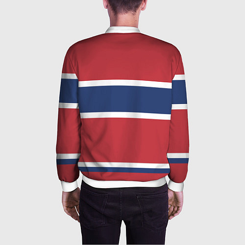 Мужской бомбер Montreal Canadiens / 3D-Белый – фото 4