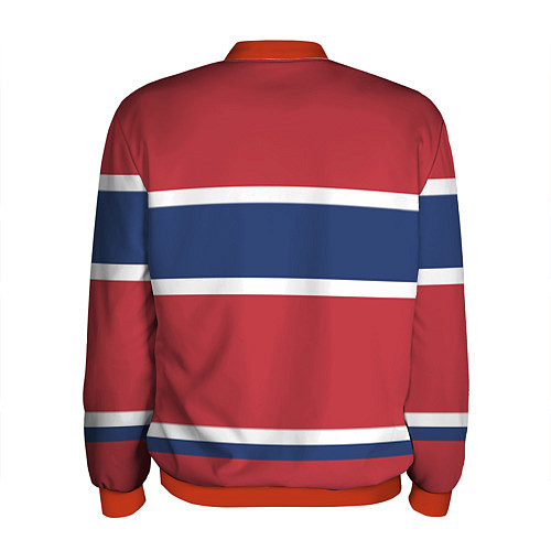 Мужской бомбер Montreal Canadiens / 3D-Красный – фото 2