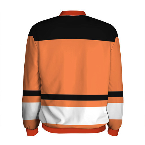 Мужской бомбер Philadelphia Flyers / 3D-Красный – фото 2