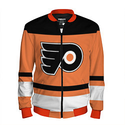 Бомбер мужской Philadelphia Flyers, цвет: 3D-красный