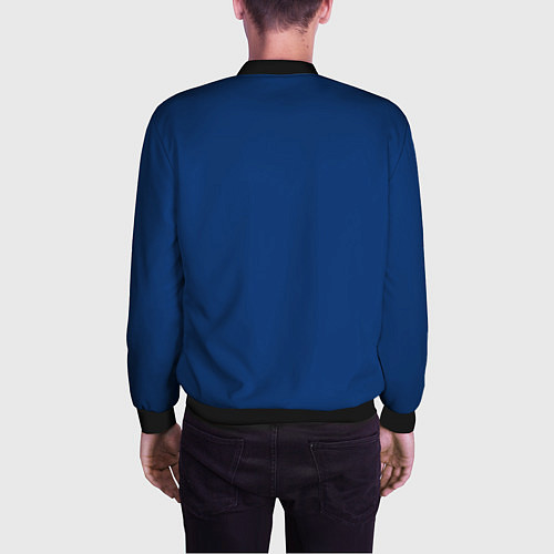 Мужской бомбер Китель / 3D-Черный – фото 4