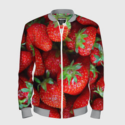 Бомбер мужской Клубничная, цвет: 3D-меланж