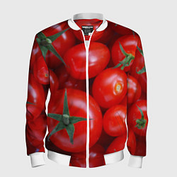 Бомбер мужской Томатная, цвет: 3D-белый
