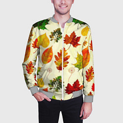 Бомбер мужской Осень, цвет: 3D-меланж — фото 2