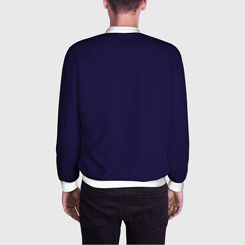 Мужской бомбер Minecraft Men's / 3D-Белый – фото 4