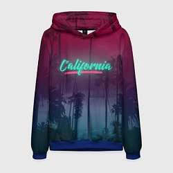 Толстовка-худи мужская California, цвет: 3D-синий