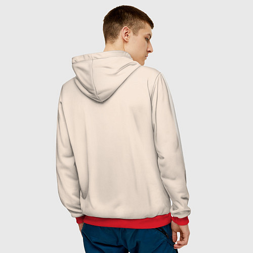 Мужская толстовка Британец 7 / 3D-Красный – фото 4