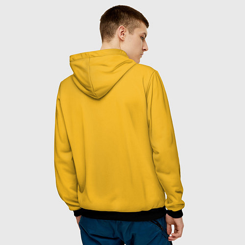 Мужская толстовка Череп 43 / 3D-Черный – фото 4