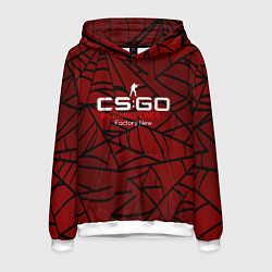 Мужская толстовка Cs:go - Crimson Web Style Factory New Кровавая пау