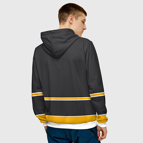 Мужская толстовка Boston Bruins / 3D-Белый – фото 4