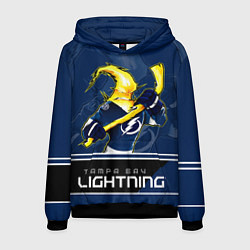 Толстовка-худи мужская Bay Lightning, цвет: 3D-черный