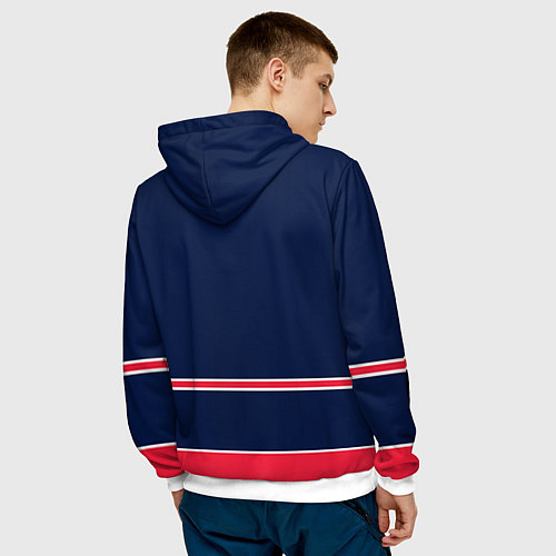 Мужская толстовка New York Rangers / 3D-Белый – фото 4