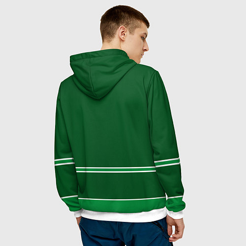 Мужская толстовка Dallas Stars / 3D-Белый – фото 4