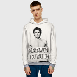 Толстовка-худи мужская Generation Extinction, цвет: 3D-меланж — фото 2