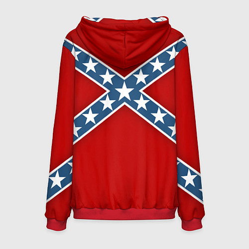 Мужская толстовка Флаг советской конфедерации / 3D-Красный – фото 2