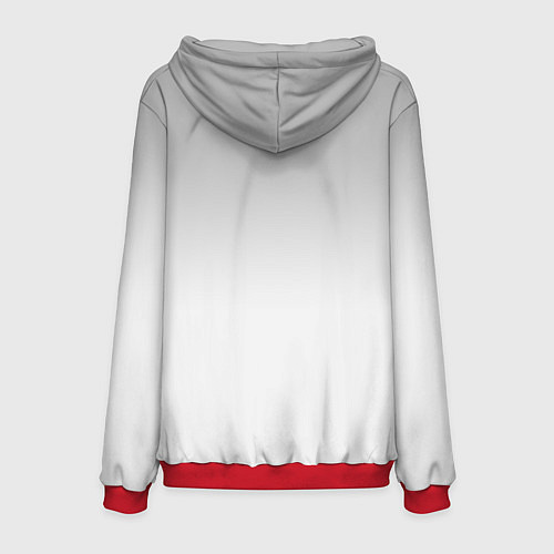 Мужская толстовка Honda 2 / 3D-Красный – фото 2