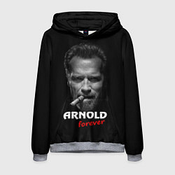 Толстовка-худи мужская Arnold forever, цвет: 3D-меланж