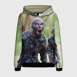 Толстовка-худи мужская Zombie, цвет: 3D-черный