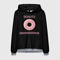 Толстовка-худи мужская Donuts, цвет: 3D-меланж