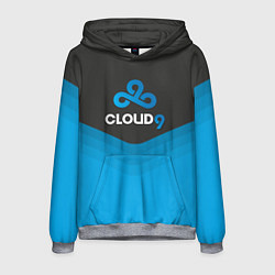 Толстовка-худи мужская Cloud 9 Uniform, цвет: 3D-меланж