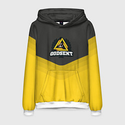 Толстовка-худи мужская Godsent Uniform, цвет: 3D-белый