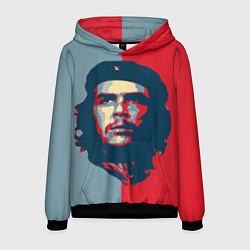 Толстовка-худи мужская Che Guevara, цвет: 3D-черный