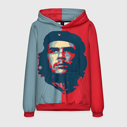 Толстовка-худи мужская Che Guevara, цвет: 3D-красный