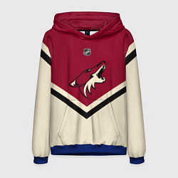 Толстовка-худи мужская NHL: Arizona Coyotes, цвет: 3D-синий