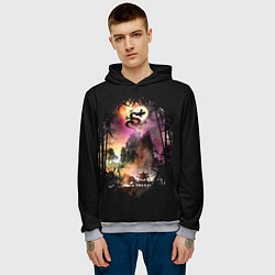 Толстовка-худи мужская Fantasy Forest, цвет: 3D-меланж — фото 2