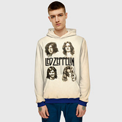 Толстовка-худи мужская Led Zeppelin Guys, цвет: 3D-синий — фото 2