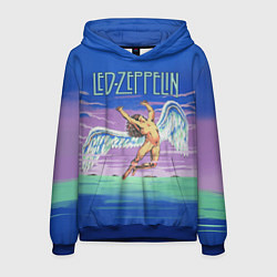 Толстовка-худи мужская Led Zeppelin: Angel, цвет: 3D-синий