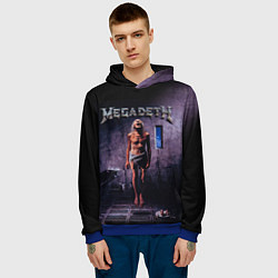 Толстовка-худи мужская Megadeth: Madness, цвет: 3D-синий — фото 2