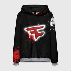 Толстовка-худи мужская FaZe Clan: Black collection, цвет: 3D-меланж